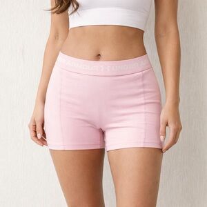 NWT Under Armour Mid-Rise Light Pink Heatgear Shorty Compression Shorts, Size S